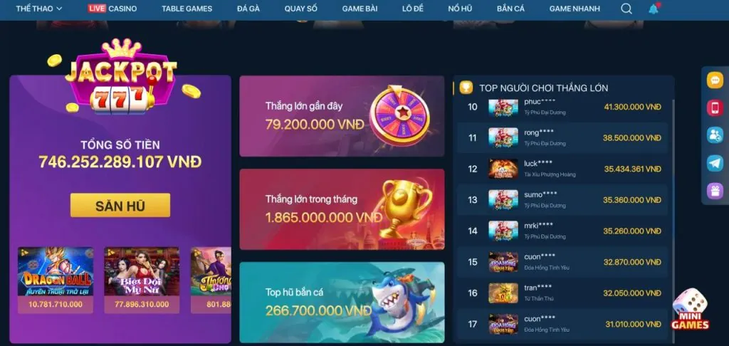 Banner khuyến mãi nổ hũ 6ff5